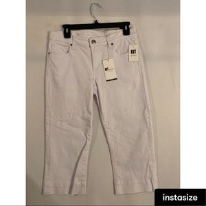 Kut from the Kloth Natalie white crop Jean NWT